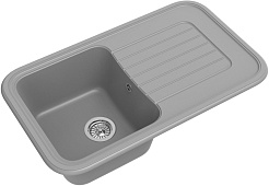 Ewigstein Мойка кухонная Antik 60F серый металлик – фотография-1